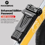 Rockbros Bike Folding Lock Four-digit Password Alloy Steel Anti-theft. Fixed Price $42.99.