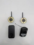 Teeho TE002L Fingerprint Door Lock With Lever Handles, Keyless - Matte Black. Fixed Price $35.60.
