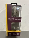 Home Decorators Square Single Cylinder Deadbolt Satin Nickel 1011 857 565 New. Fixed Price $23.99.