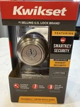 Kwikset Smartkey Satin Nickel Metal Deadbolt 99850-074 New. Fixed Price $26.88.
