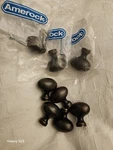 Oil Rubbed Bronze Cabinet Knob Amerock Allison B53014-ORB Set Of 8. Fixed Price $19.99.