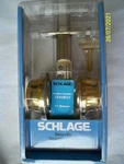 Schlage Double Cylinder 1" Throw Brass Deadbolt Lock 2 3/8" Backset P509-333. Fixed Price $27.99.