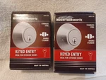 2-MOUNTAIN Security Stainless Steel Doudle Cylinder Deadbolt (new Box). B-102. Fixed Price $18.00.
