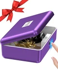 Aicase Biometric Fingerprint Storage Box, Portable Cash Jewelry Security Lock.... Fixed Price $64.59.