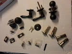 Hyper Tough Keyed Entry Door Knob & Deadbolt Combo Pack In Black. Fixed Price $23.00.