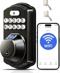 Veise VE012W Built-in Wifi Fingerprint Smart Lock, App Remote Control, No Hub.... Fixed Price $29.99.