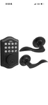 Honeywell Electronic Digital Deadbolt W/ Passage Lever Matte Black 8734505 New. Fixed Price $59.95.