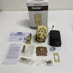 Kwikset Powerbolt Keypad Electronic Lock In Polished Brass Model 992400-001. Fixed Price $26.99.