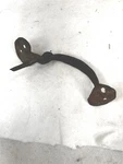 Antique Iron Forged Door Thumb Latch Hand Made 7.25 Long Late 1700S Early 1800S. Fixed Price $69.00.