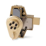 Kaba 904-04 Pushbutton Deadbolt,satin Brass 1U082. Fixed Price $245.52.