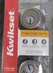 Kwikset Double Cylinder Deadbolt Satin Silver 96650-492 Security. Fixed Price $18.99.