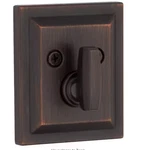 Baldwin Square Venetian Bronze Low Profile Single Cylinder Deadbolt With Smartk. Fixed Price $33.99.