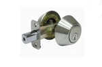 Gate House Antique Brass Finish Double Cylinder Keyed Deadbolt ALIKE-0118016. Fixed Price $6.36.