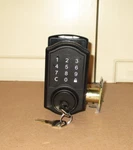 Defiant A22-WG040 Keypad Deadbolt Lock W/ Keys & Parts Euc. Fixed Price $20.00.