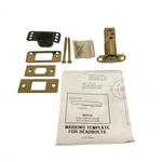 Signature Hardware Deadbolt 2-3/4" Latch Set Satin Brass. Fixed Price $12.15.