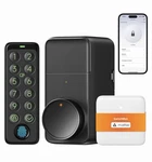 Switchbot Lock Pro Smart Door Black Matte Keypad Hub Keyless Modern. Fixed Price $90.00.