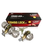 Premier Lock ED03C-M1 Stainless Steel Entry Door Knob Combo Set Deadbolt. Fixed Price $36.95.