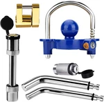 Funmit Trailer Hitch Lock Set With 2 Keys, Including Blue Universal. Fixed Price $52.23.