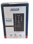 Schlage Century / Latitude Lever Keyless Touchscreen Door Lock Matte Black. Fixed Price $119.95.