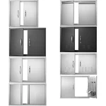 Bbq Acces Outdoor Kitchen Doors 25 Size Stainless Steel Flush Mount. Fixed Price $93.99.