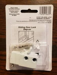 Defender Security 9879 Sliding Door Lock, White Finish. Fixed Price $9.99.