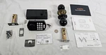Keyless Digital Fingerprint Door Lock W/ Keypad 2 Knobs Entry Black App. Fixed Price $53.00.