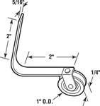 Prime-line 111893 Nylon/steel Spring Tension Roller Assembly Dia. X 1/4 In.. Fixed Price $10.91.