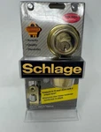 Schlage B162N V04 Cylinder Deadbolt US3 Bright Brass Nos New!. Fixed Price $22.00.