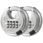 Hox Combination Lock, 4 Digit Disc Padlock With 3/8 Inch Hardened 2 Pack. Fixed Price $28.22.