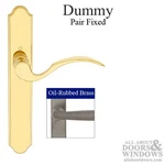 Hoppe Munchen M112PL/374N Dummy Handle Set Oil Rubbed Brass. Fixed Price $503.26.