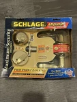 Schlage Ultima Bright Brass Hand Door Max Security 1 Deadbolt Key Entry. Fixed Price $60.00.