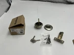 Kwikset 96600-575 Deadbolt Keyed One Side W/pin & Tumbler Satin Nickel. Fixed Price $17.99.