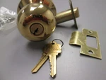 Arrow Lock Model M11 Cylindrical Entrance With Tudor Style Knobs. Fixed Price $79.99.