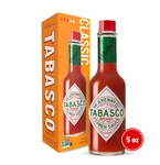 Tabasco Original Red Pepper Sauce, 5 Oz, Regular Glass Hot Bottle, Gluten. Fixed Price $5.29.
