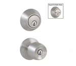 Defiant Brandywine Stainless Steel Combo Pack With Double Cylinder Deadbolt. Fixed Price $17.99.