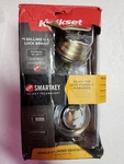 Kwikset Antique Brass Single-cylinder Deadbolt With Smartkey. Fixed Price $20.00.