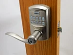 Kwikset Smartcode Electronic Lever Satin Nickel 917TNL15 #8CX. Fixed Price $45.99.