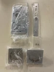 Emtek Pocket Door Mortise - Square (passage, Satin Nickel). Fixed Price $134.48.