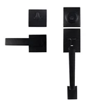 Door Handle Set Deadbolt Lever Black Reversible Heavy Duty Hardhawk Adjustable. Fixed Price $74.99.