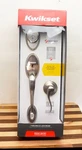Kwikset Shelburne Handleset Satin Nickel Smartkey Front Entry Tustin Lever 98001. Fixed Price $56.95.