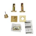 Emtek 8469US4 Square Single Cylinder Keyed Entry Deadbolt - Satin Brass Read. Fixed Price $32.90.