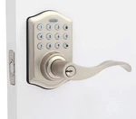 Honeywell Electronic Keypad Entry Lever Door Lock Satin Nickel (8734301). Fixed Price $74.99.