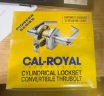 Cal-royal SL80 Exit Lock US26D Finish "c" Pin Keyway. Fixed Price $36.27.