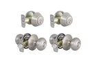 Defiant Hartford Satin Nickel Single Cylinder Keyed Entry Project Pack Round. Fixed Price $38.00.