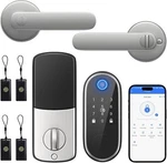 Keyless Entry Smart Door Lock With Fingerprint, App Control, Electronic Keypad. Fixed Price $143.99.
