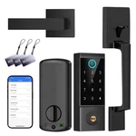 Bebasia Smart Door Lock With Front Handle Set, Heavy Duty Fingerprint Ha.... Fixed Price $130.46.