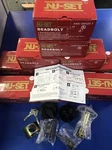 Lot Of Deadbolt Lock Nu-set Single Cylinder -FINISH:US10B. Fixed Price $95.00.