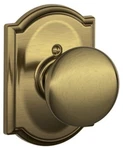 Schlage Plymouth One-sided Dummy Door Knob Antique Brass F170PLY609CAM. Fixed Price $13.89.
