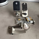 Yale YRL226 Touchscreen Electronic Deadbolt Keypad Lock Satin Nickel. Fixed Price $75.00.