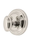 Grandeur Georgetown Polished Nickel Thumb Bolt With Rosette. Fixed Price $24.95.